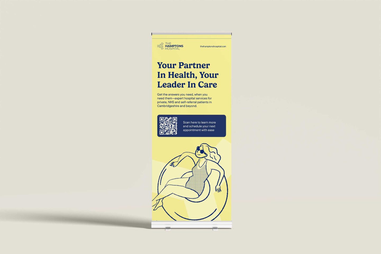 Branding - Hamptons roller banner